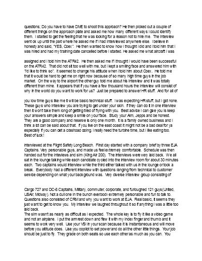 NetJets Interview Information